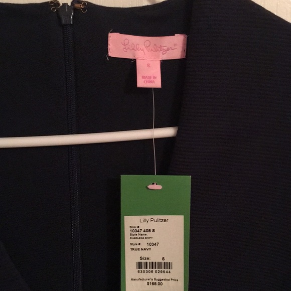 Lilly Pulitzer Navy Dress Small - Picture 2 of 5